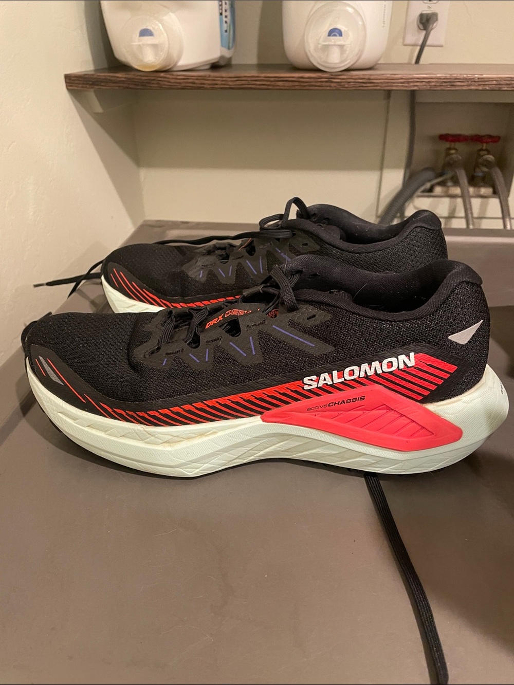 Salomon gravel focused running shoe